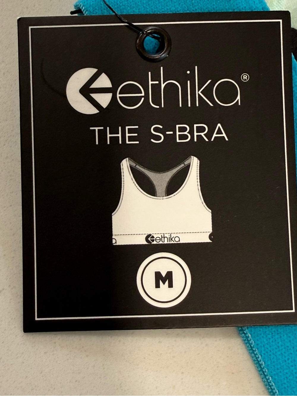 ETHIKA Sports Bra Size Medium The S bra Racerback - New w/Tags multi color - Picture 4 of 11